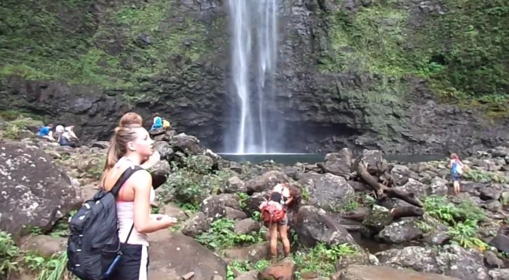 Hanakapi’ai Falls, Kalalau Trail, Na Pali Coast of Kaua’i