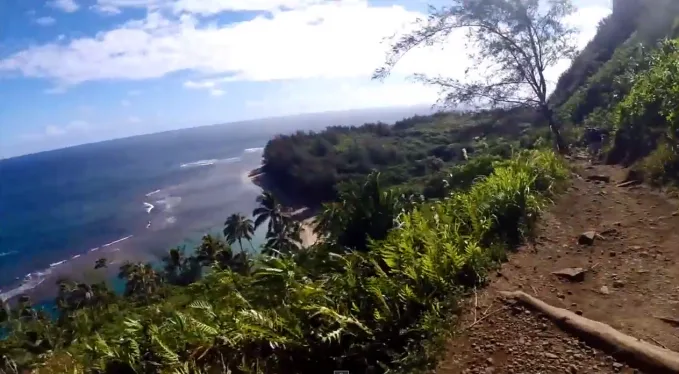 Trail Run Kalalau Trail to Hanakapiai Falls