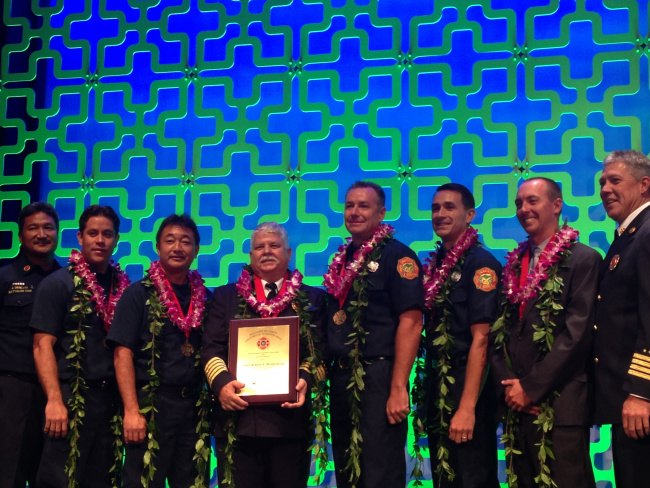 National Recognition Given to Kauai Firefighters for Kalalau Rescue