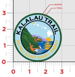 Kalalau Trail Patch Design