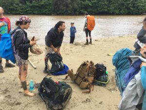 27 backpackers survived storm