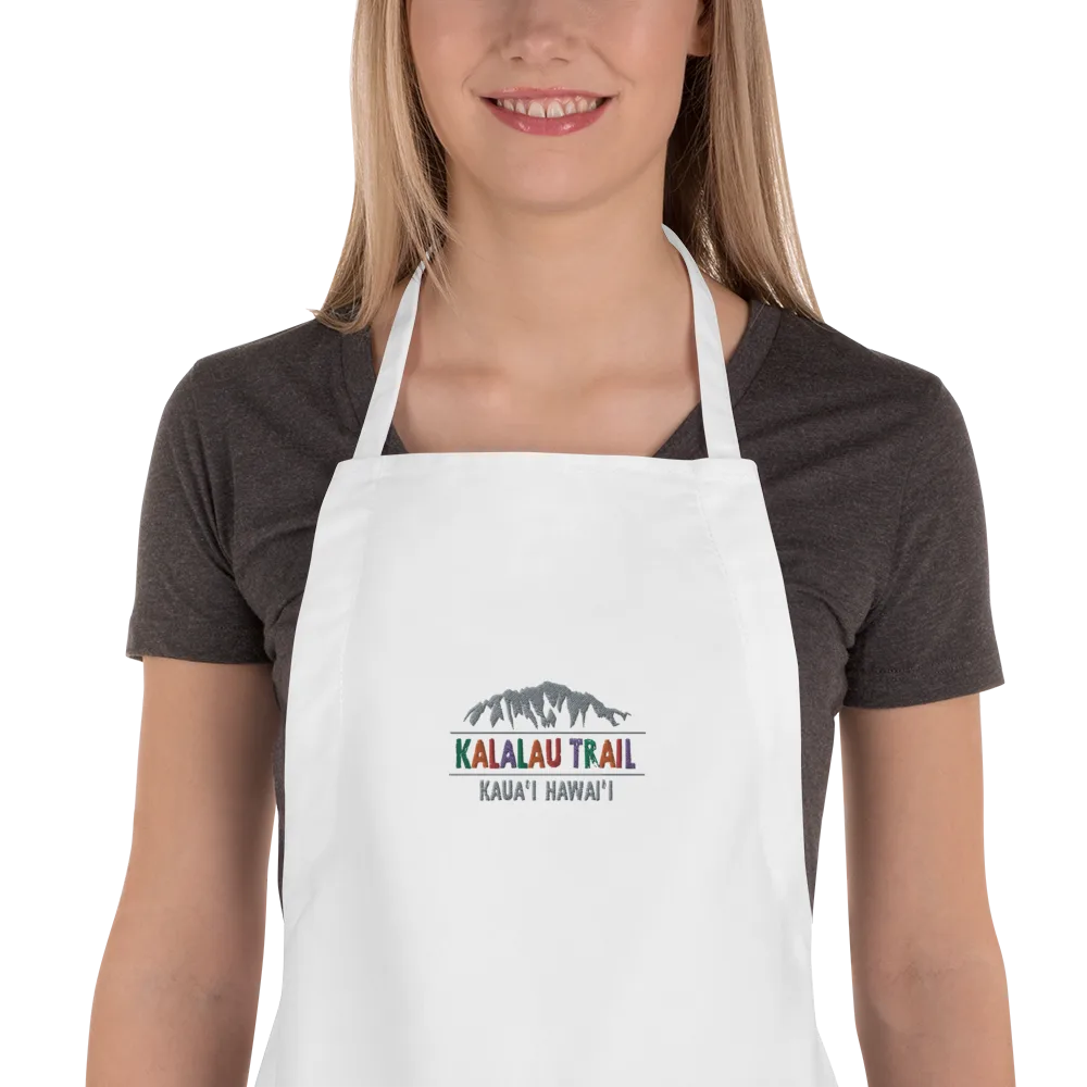 Kalalau Trail Embroidered Apron - Image 3