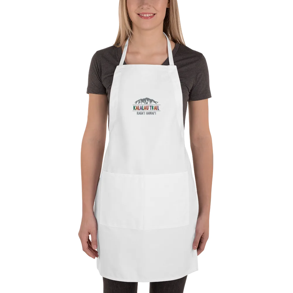 Kalalau Trail Embroidered Apron - Image 4
