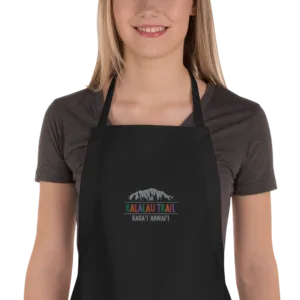 Kalalau Trail Embroidered Apron