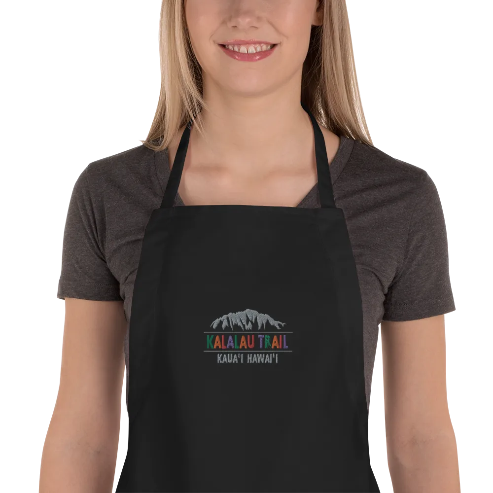 Kalalau Trail Embroidered Apron