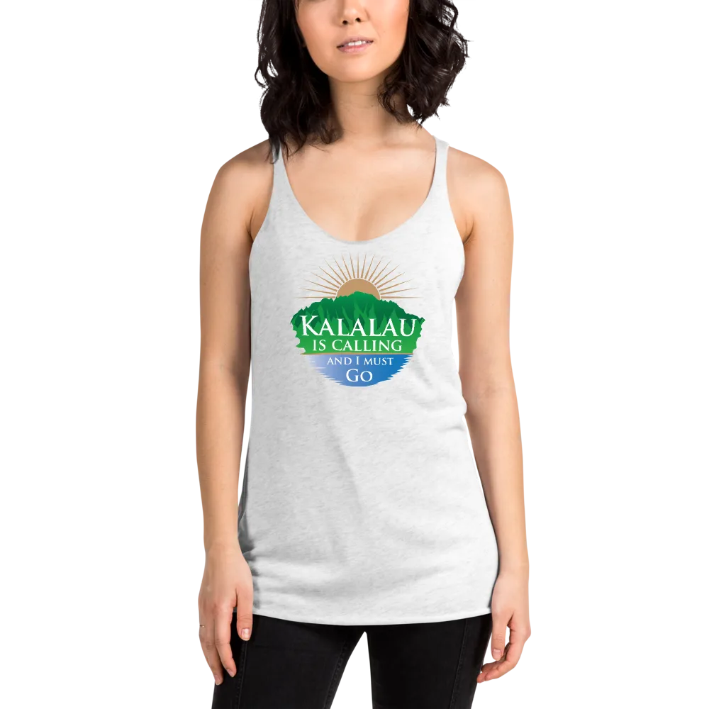 Kalalau Trail Women's Racerback Tank - Calling Design