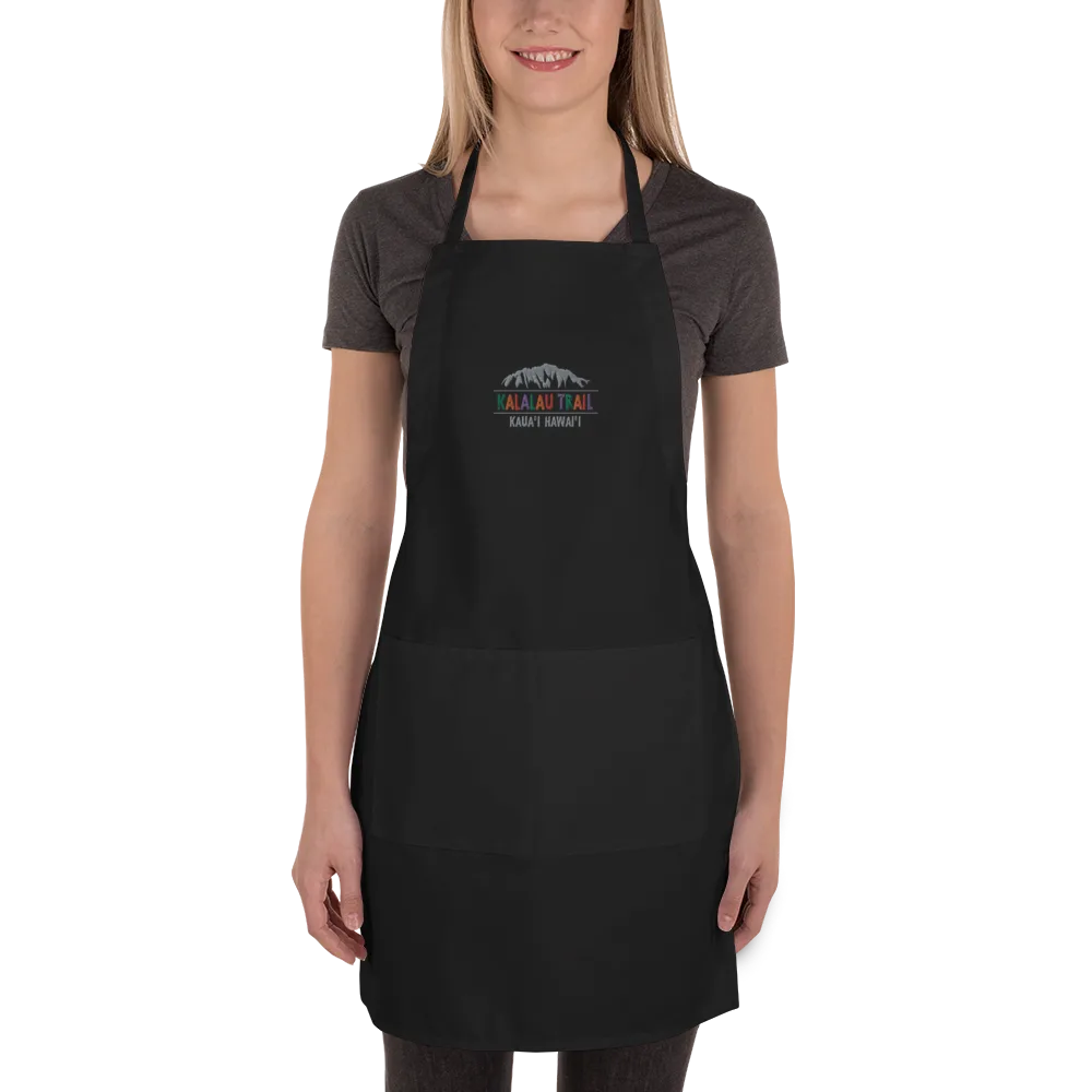 Kalalau Trail Embroidered Apron - Image 2