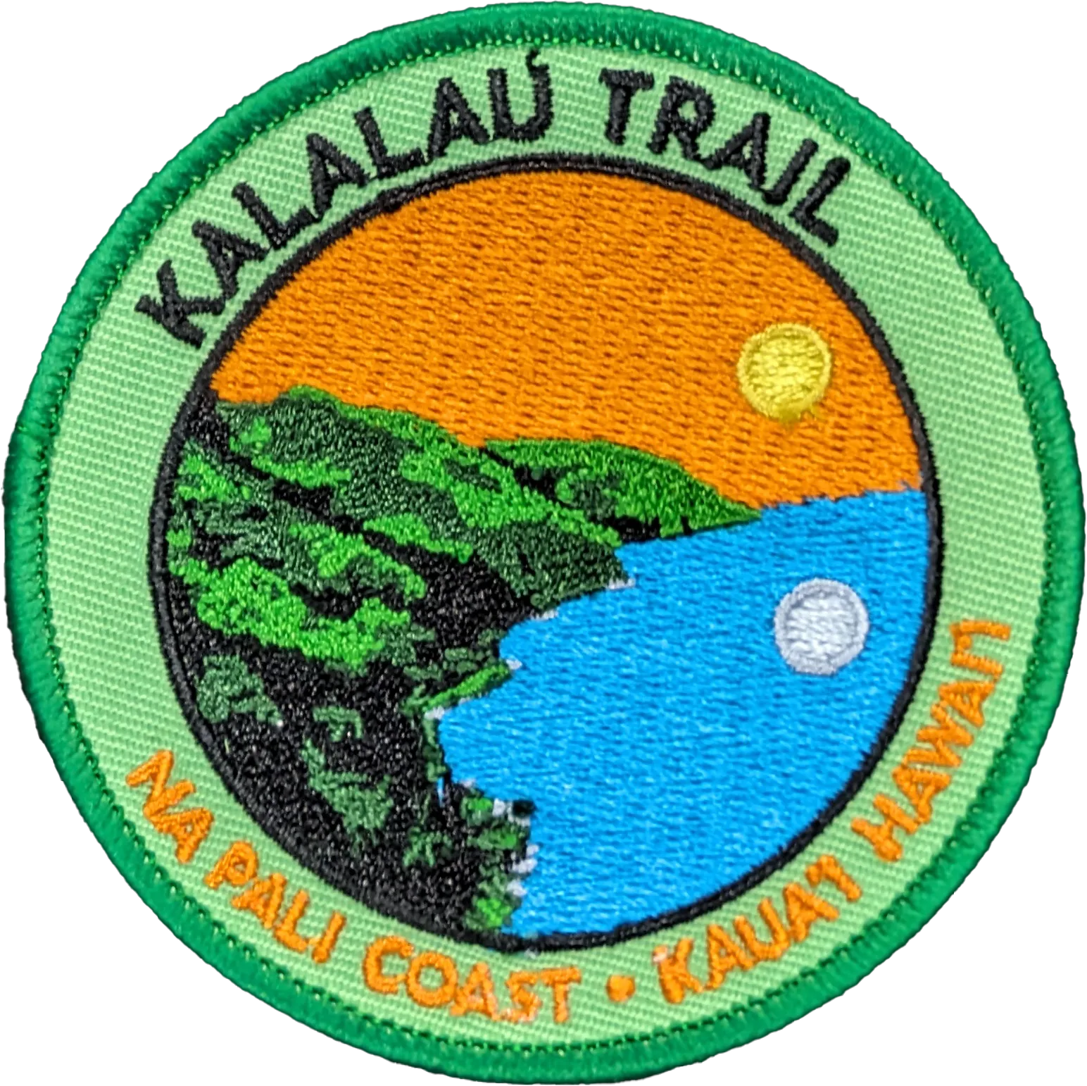 Kalalau Trail Sunset Emblem Patch
