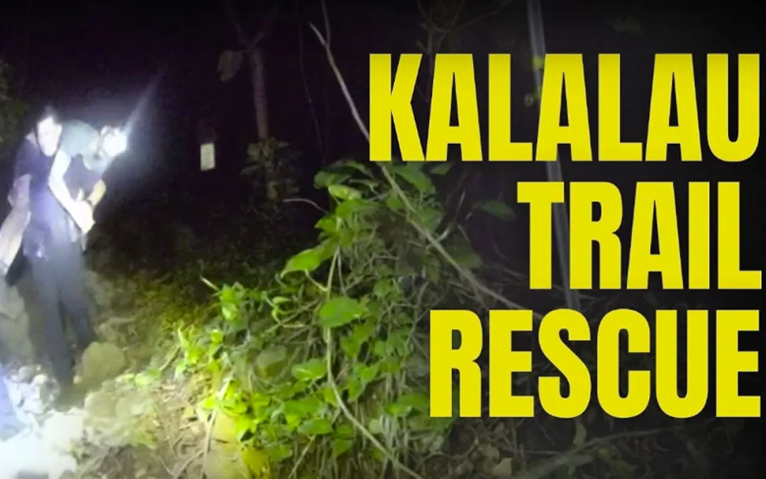 KPD Officer Carries Hiker to Safety on Kalalau Trail