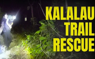 KPD Officer Carries Hiker to Safety on Kalalau Trail
