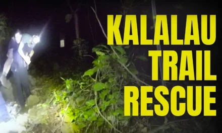 KPD Officer Carries Hiker to Safety on Kalalau Trail