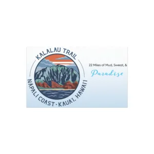 Kalalau Trail Logo Car magnets