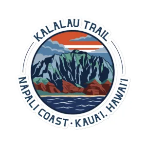 Kalalau Trail Logo Die-cut stickers