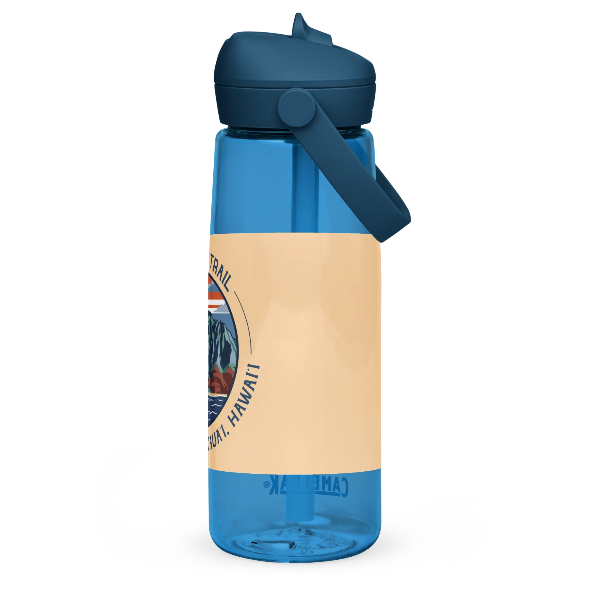 Kalalau Trail Logo Flip straw water bottle - Image 2