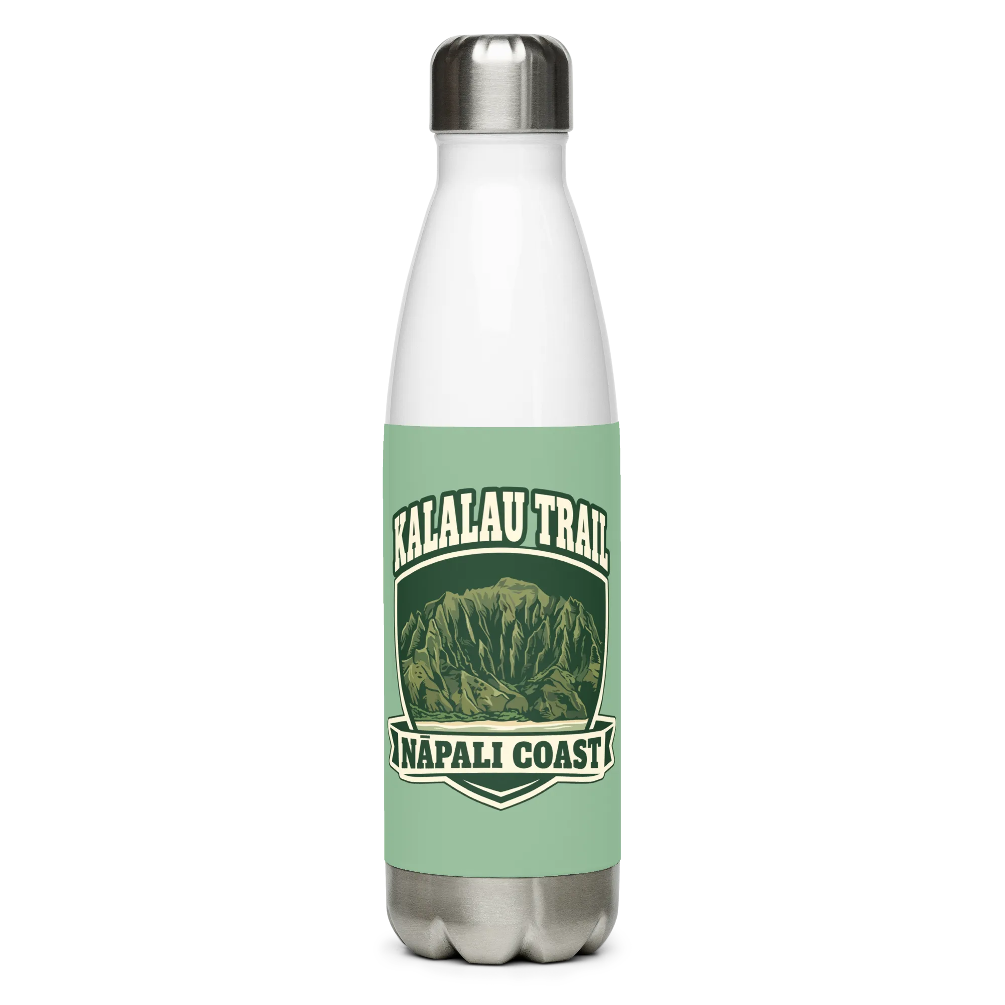 Kalalau Trail Shield Stainless steel water bottle - Image 5