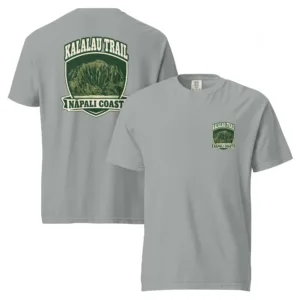 Kalalau Trail Badge Unisex garment-dyed heavyweight t-shirt