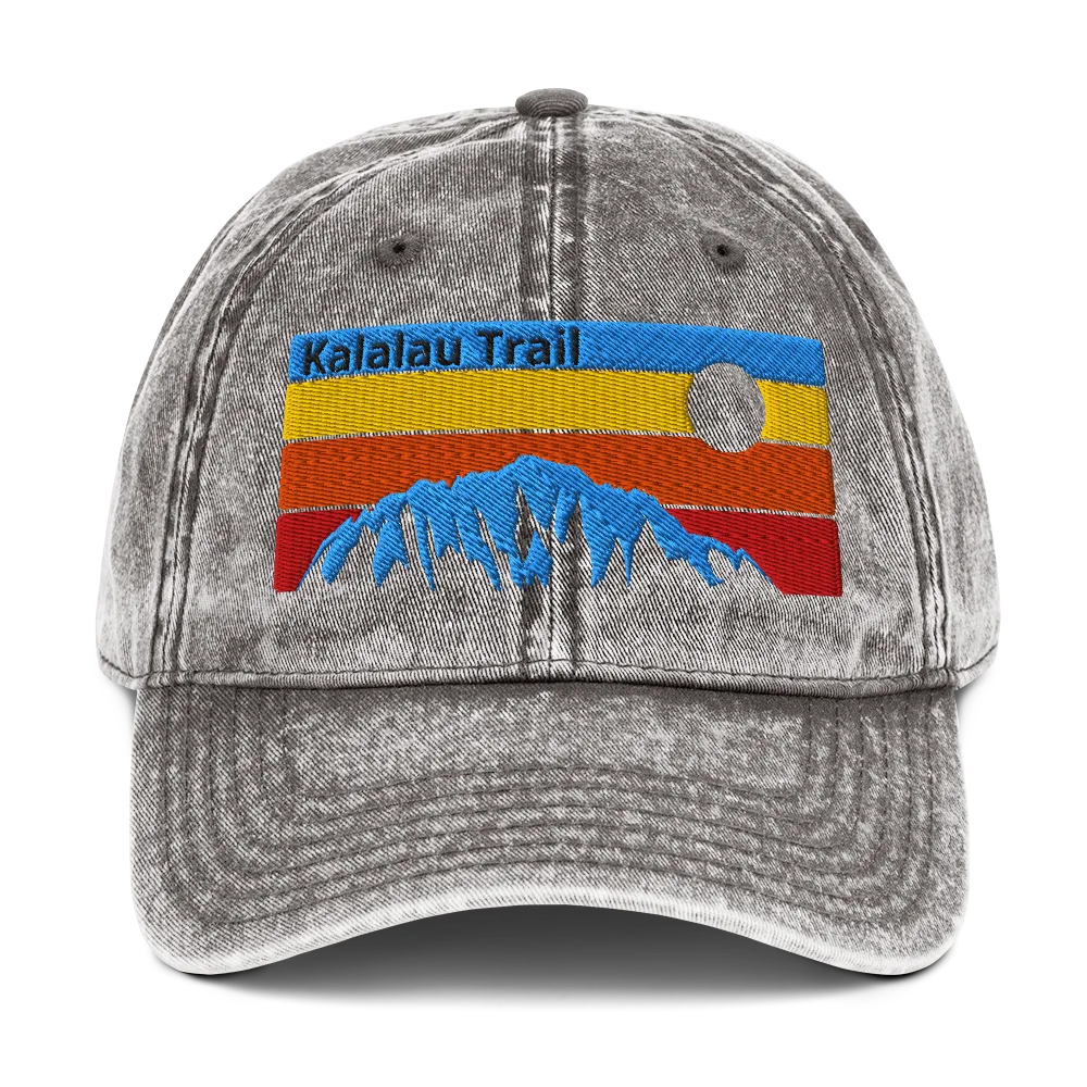 Kalalau Trail Sunset Vintage Cotton Twill Cap - Image 17