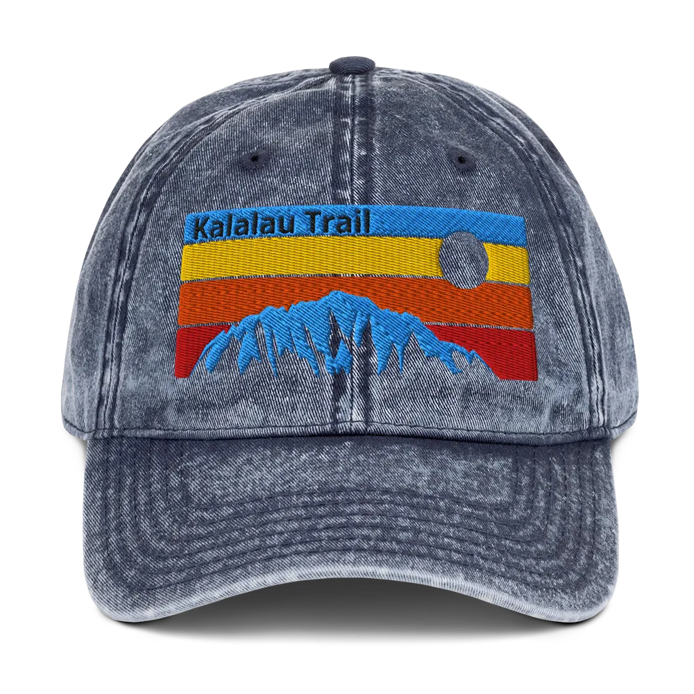 Kalalau Trail Sunset Vintage Cotton Twill Cap - Image 5