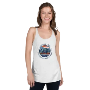 Kalalau Trail Logo Women's Racerback Tank